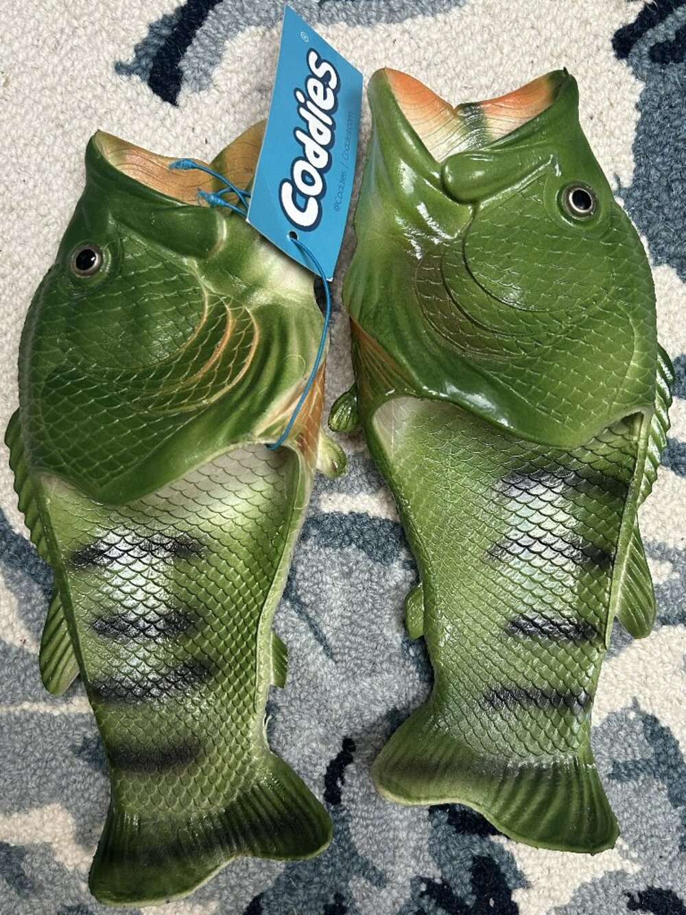 Coddies Fish Flip Flops — EU 40/41 | US Women's 9/10